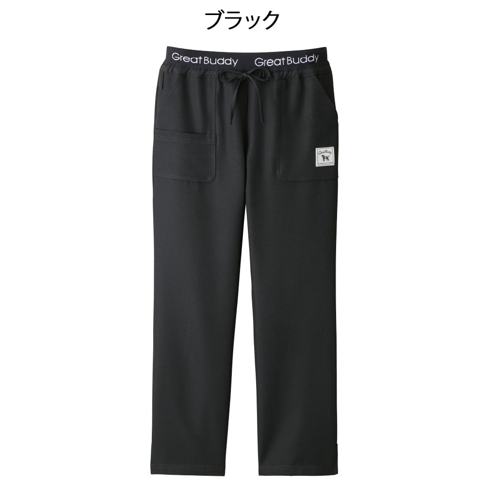 グレートバディ ヘリンボーンストレッチスクラブパンツ(Unisex)