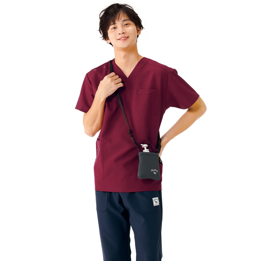 グレートバディ ヘリンボーンストレッチスクラブパンツ(Unisex)